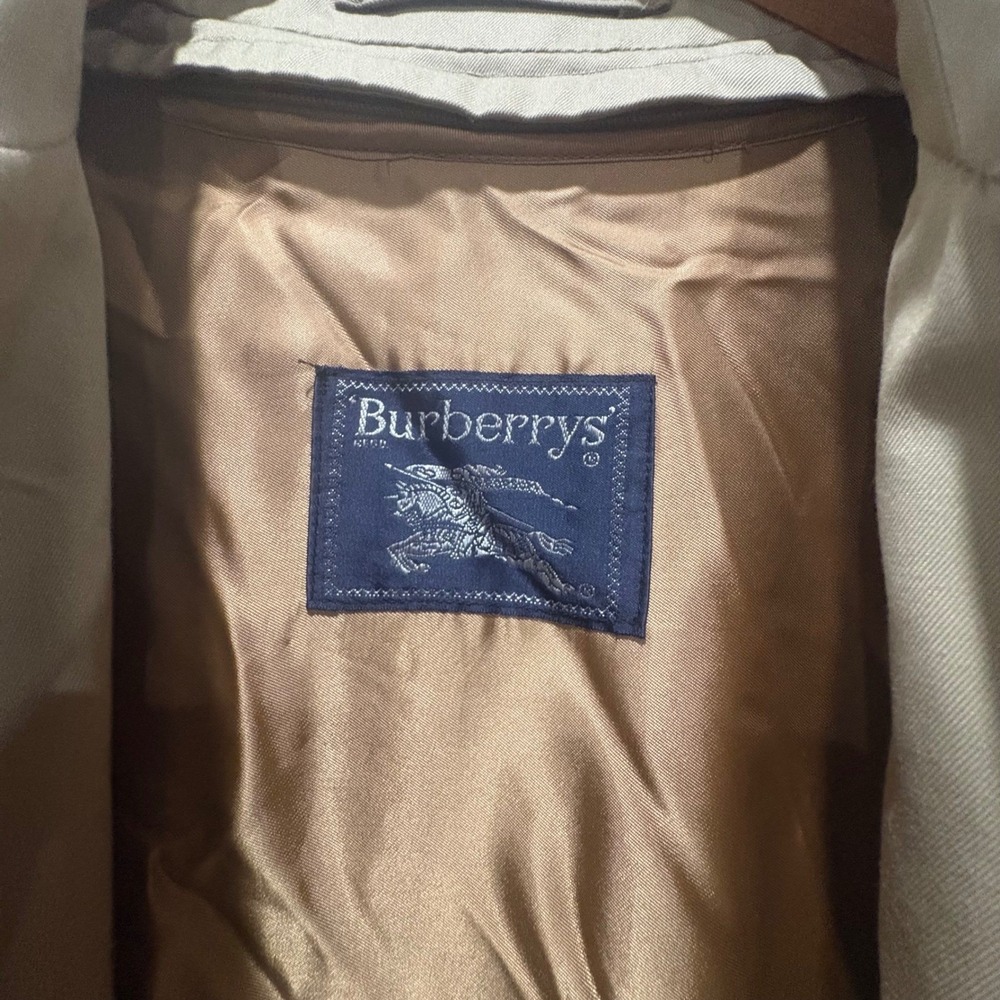 Burberry Vintage Trench Coat – Size 40 Regular – Zip-In Nova Check Liner - Picture 6 of 16